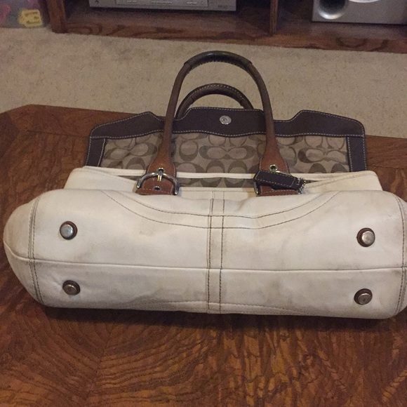 Coach white & Brown Soho bag - Picture 5 of 5